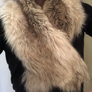 Faux fur scarf